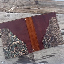 Load image into Gallery viewer, Teal Floral Notebook Cover