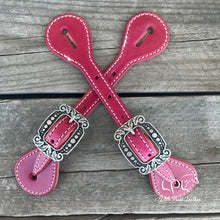 Load image into Gallery viewer, Colorful Leather Spur Straps