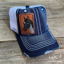 Load image into Gallery viewer, Blue Roan Horse Hat
