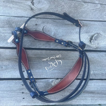 Load image into Gallery viewer, Navy Moon Phase Headstall
