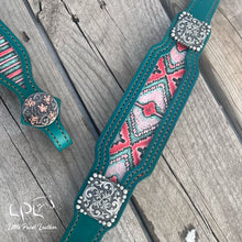 Load image into Gallery viewer, CHANCE TO WIN Teal Embossed Tack Set