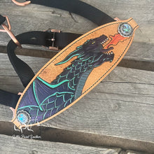 Load image into Gallery viewer, Black Color Shift Dragon Halter