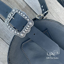 Load image into Gallery viewer, Gold Moon Phase Round Bag **Slight Blemish**