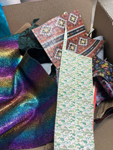 Load image into Gallery viewer, Patterned Leather Big Scrap Box #2