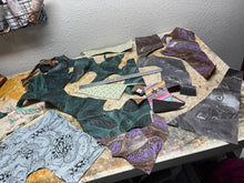 Load image into Gallery viewer, Patterned Leather Big Scrap Box #2