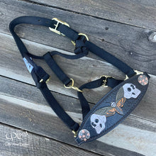 Load image into Gallery viewer, Death Moth People Skull Halter