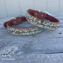 Load image into Gallery viewer, Driftwood Hide Blingy Dog Collars