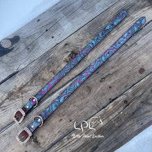 Load image into Gallery viewer, Rio Floral Hide Dog Collars