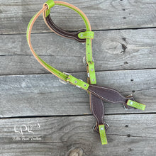 Load image into Gallery viewer, Lime/Apple Green One Ear Headstall