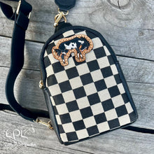 Load image into Gallery viewer, Small Checkered Sling/Crossbody Bag