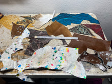 Load image into Gallery viewer, Patterned Leather Big Scrap Box #1