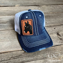 Load image into Gallery viewer, Black Horse Hat