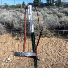 Load image into Gallery viewer, AUCTION Blinged Rio Hide Tie Down Noseband
