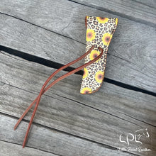 Load image into Gallery viewer, AUCTION Sunflower/Leopard Hoof Pick Holder