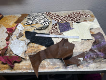 Load image into Gallery viewer, Patterned Leather Big Scrap Box #1