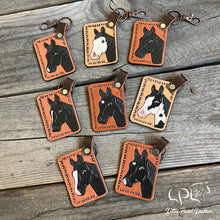 Load image into Gallery viewer, Black Horse Keychain
