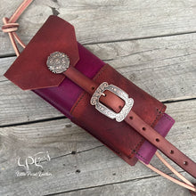 Load image into Gallery viewer, Distressed Purple Bottle Holder