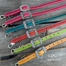 Load image into Gallery viewer, Colorful Leather Wither Strap