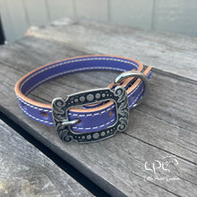 Load image into Gallery viewer, Lavender Leather Dog Collar