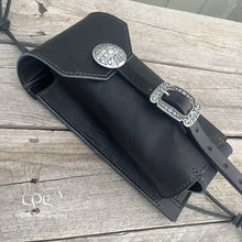 Load image into Gallery viewer, Distressed Black Bottle Holder