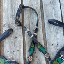 Load image into Gallery viewer, CHANCE TO WIN Black Leather Dinosaur Set