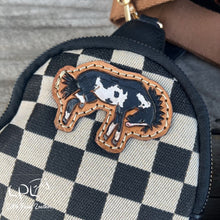Load image into Gallery viewer, Small Checkered Sling/Crossbody Bag