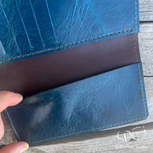 Load image into Gallery viewer, Blue Roan Horse Trifold Wallet & Wristlet