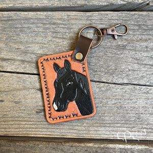 Black Horse Keychain