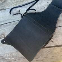 Load image into Gallery viewer, Distressed Black and Rio Hide Saddle Bags
