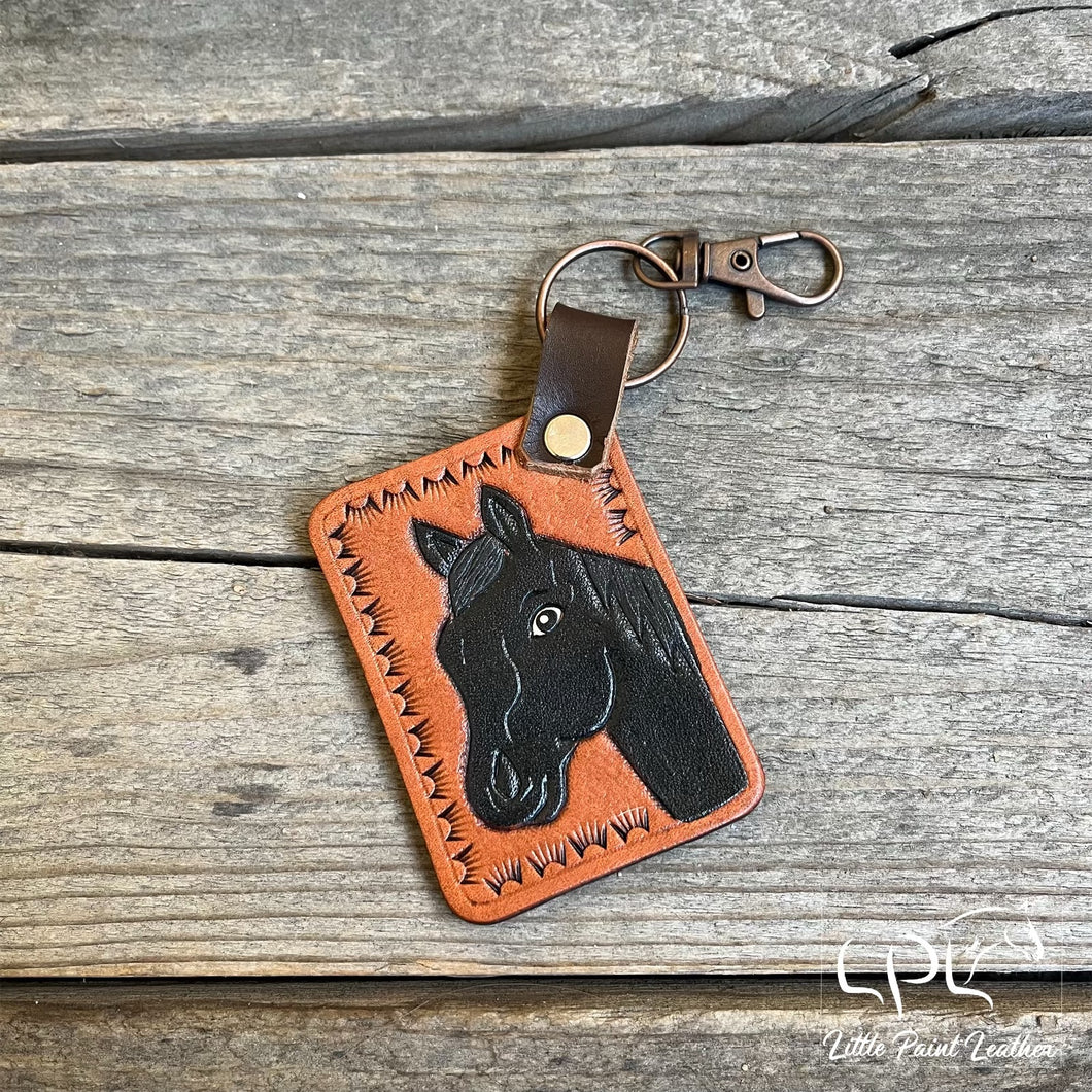 Black Horse Keychain