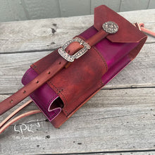 Load image into Gallery viewer, Distressed Purple Bottle Holder