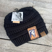 Load image into Gallery viewer, Skeleton Horse Ponytail Beanie