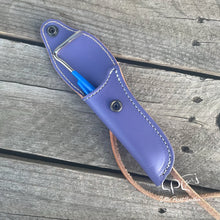 Load image into Gallery viewer, Lavender Leather Hoof Pick Holder