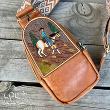 Load image into Gallery viewer, Mountain Cowgirl Sling/Crossbody Bag