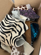 Load image into Gallery viewer, Patterned Leather Big Scrap Box #1