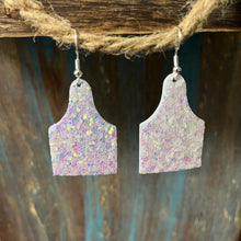 Load image into Gallery viewer, Glitter Leather Earrings (Multiple Colors)