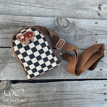 Load image into Gallery viewer, Small Checkered Sling/Crossbody Bag