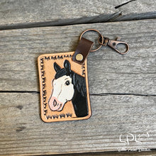 Load image into Gallery viewer, Black Horse Keychain
