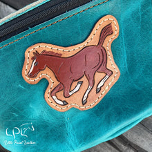 Load image into Gallery viewer, Distressed Leather Fanny Pack- Running Horse
