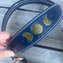 Load image into Gallery viewer, Navy Moon Phase Headstall