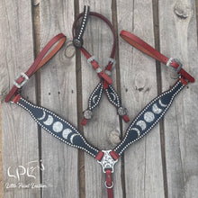 Load image into Gallery viewer, CHANCE TO WIN Silver Moon Phase Tack Set