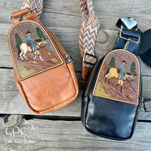 Load image into Gallery viewer, Mountain Cowgirl Sling/Crossbody Bag