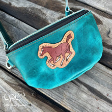 Load image into Gallery viewer, Distressed Leather Fanny Pack- Running Horse
