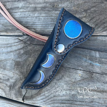 Load image into Gallery viewer, AUCTION Navy Moon Hoof Pick Holder
