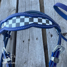 Load image into Gallery viewer, Blue Checkered Tack Set