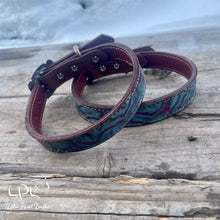 Load image into Gallery viewer, Rio Floral Hide Dog Collars