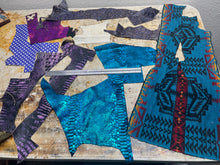 Load image into Gallery viewer, Patterned Leather Big Scrap Box #1