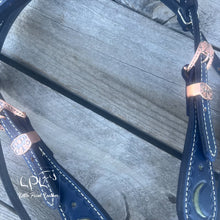 Load image into Gallery viewer, Navy Moon Phase Headstall