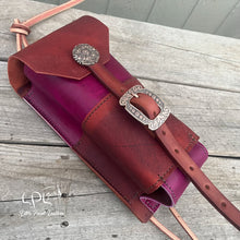 Load image into Gallery viewer, Distressed Purple Bottle Holder