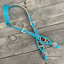 Load image into Gallery viewer, Colorful Leopard Print Headstall
